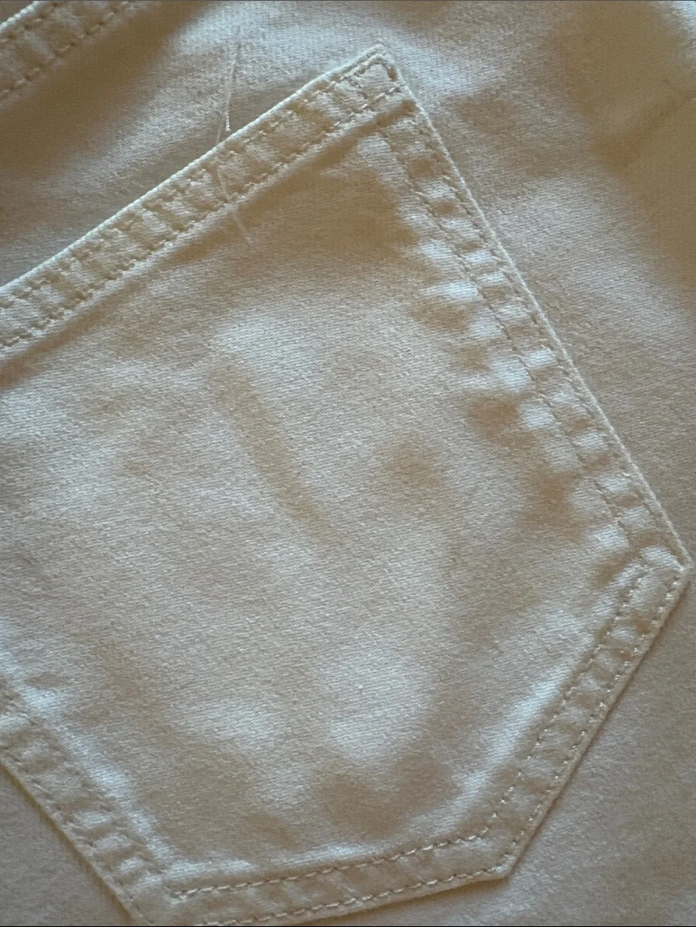 Renggli White Denim Work Shorts